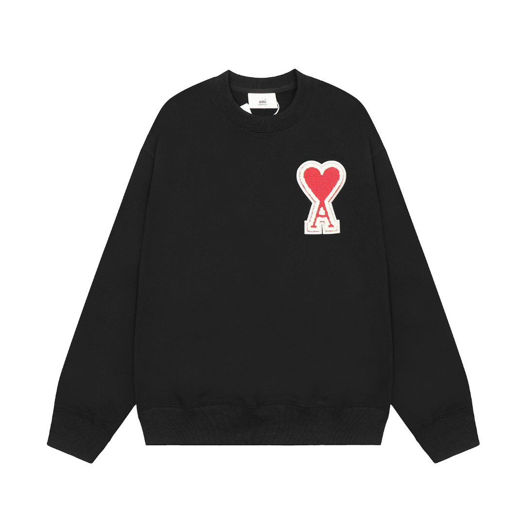 Ami Black Hoodie